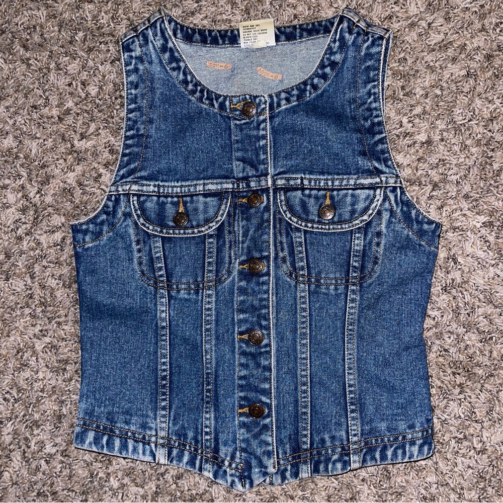 Vintage Original Jordache Denim Vest